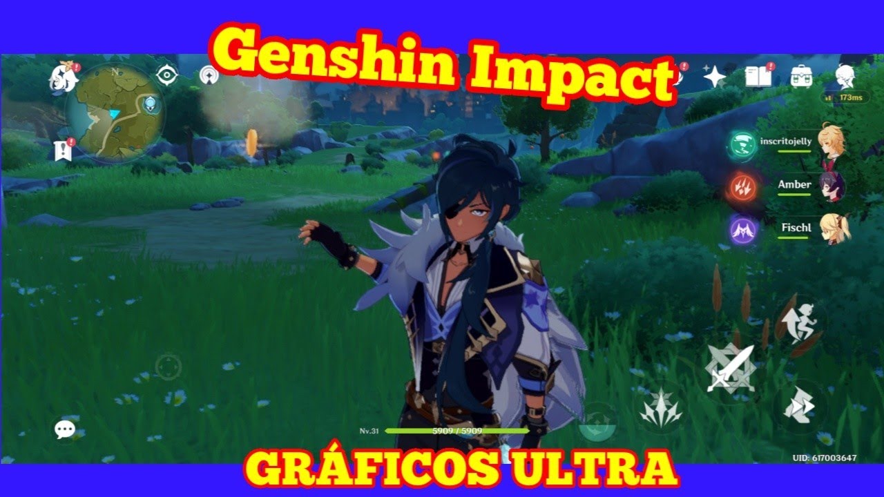 Gameplay Genshin Impact no POCO X3 PRO Versão de 256 de rom e 8 de RAM Gráficos no Ultra JOGO MOBILE