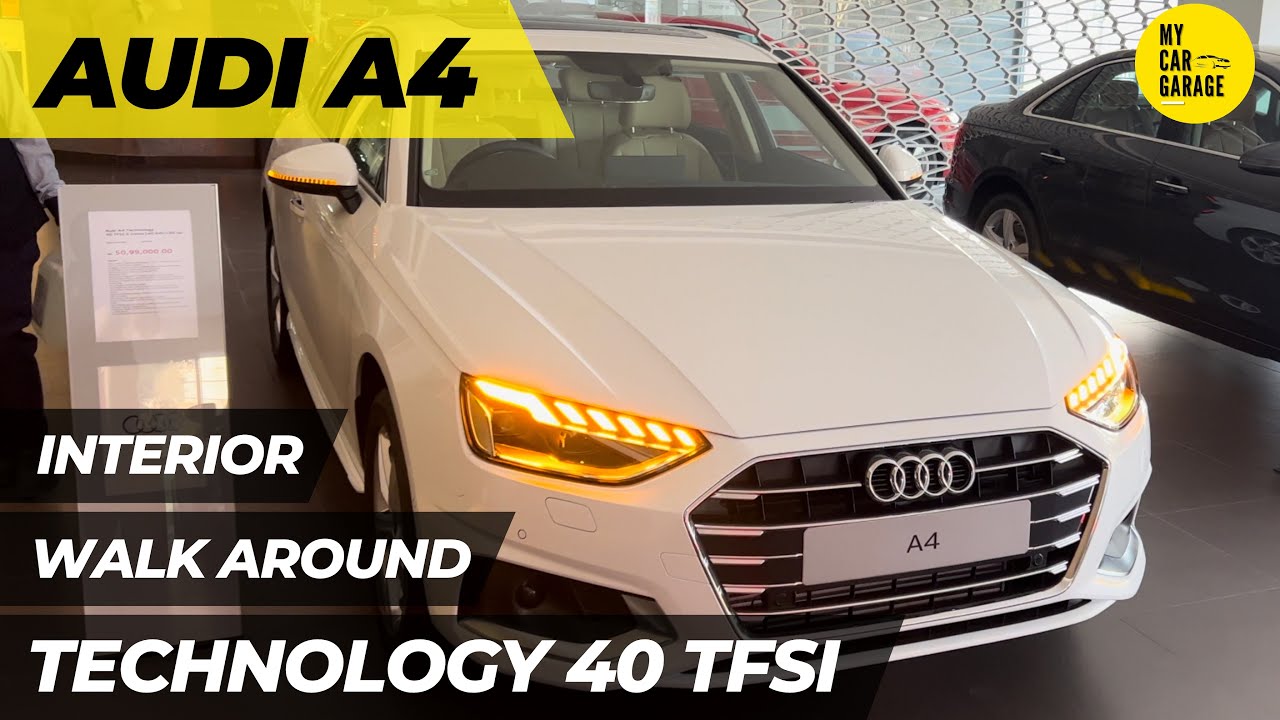 Audi A4 Technology 40 tfsi india | interior | walkaround | white colour | My car garage | #audia4