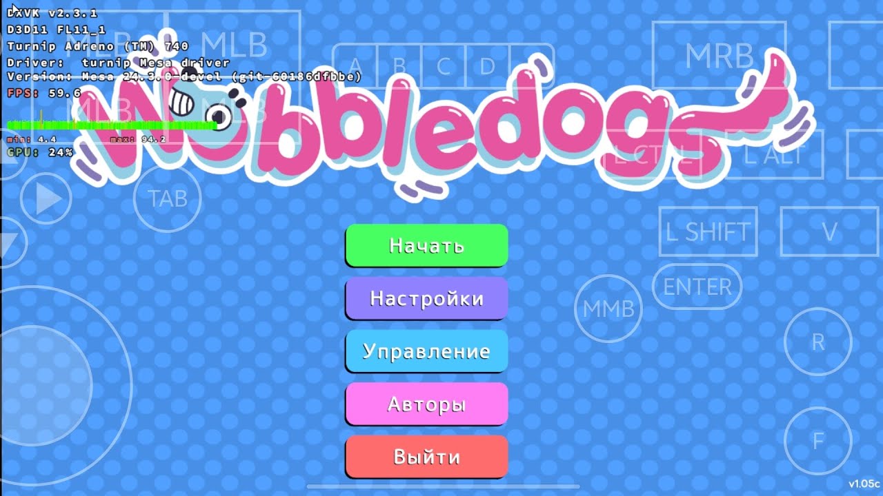 Wobbledogs Snapdragon 8 gen 2 Winlator Glibc Cmod 7.1.3 v11R2