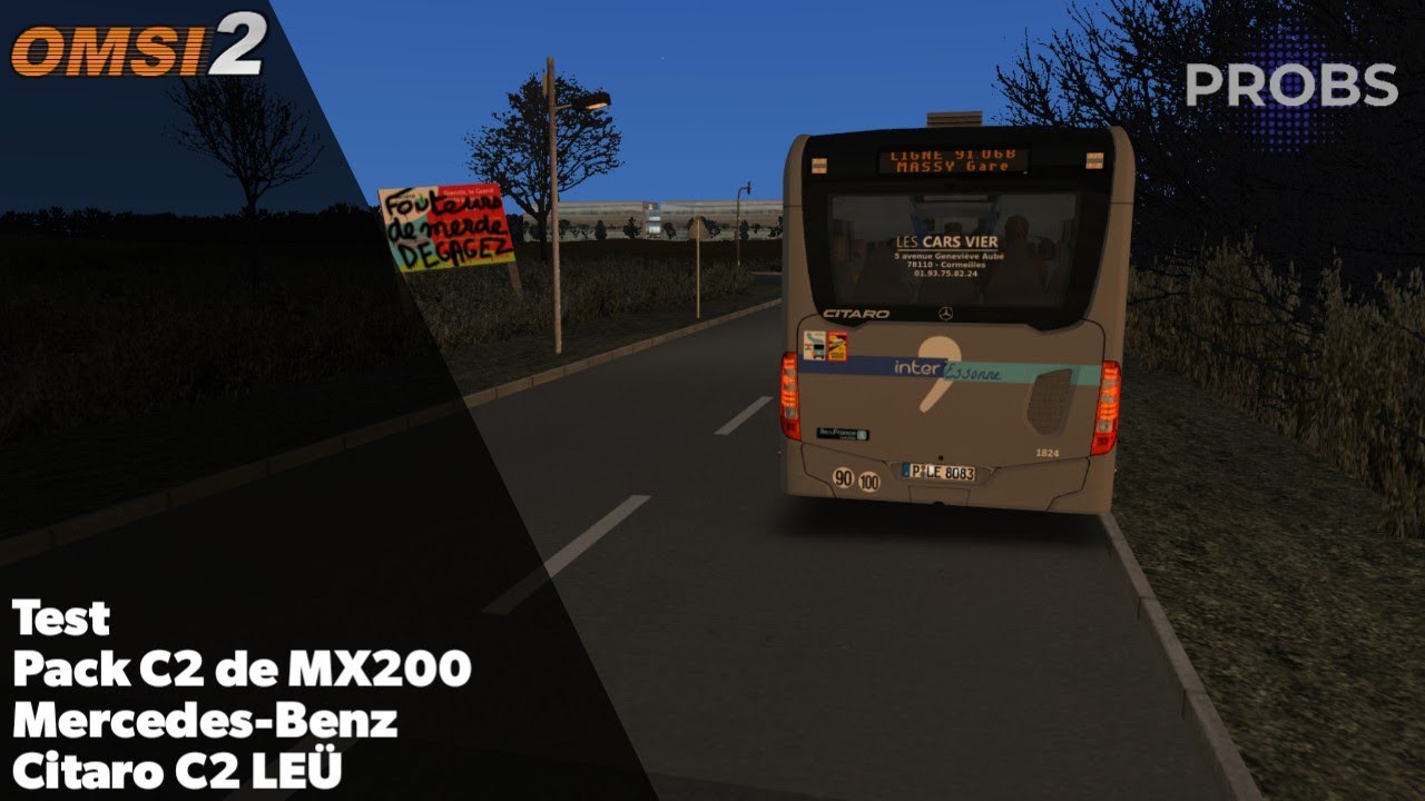 OMSI 2 | Test C2 de MX200 | Mercedes-Benz Citaro LE Ü