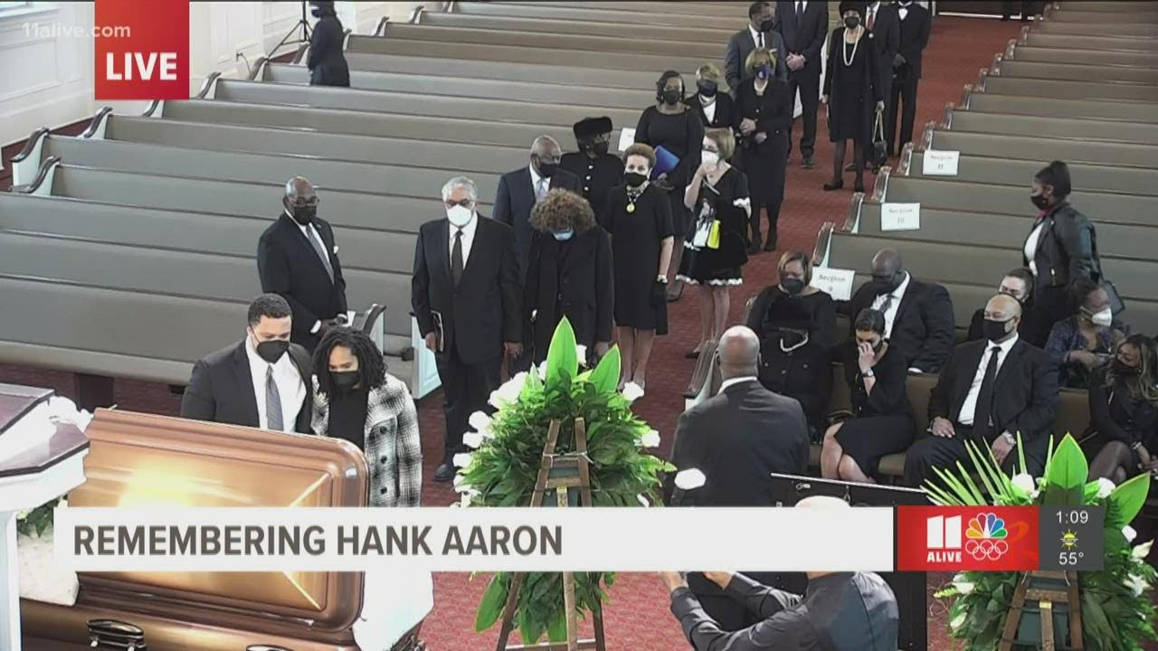 Hank Aaron funeral processional