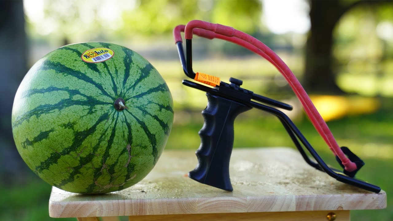 STEINSCHLEUDER mit ARMSTÜTZE schießen! - Unboxing und Experiment