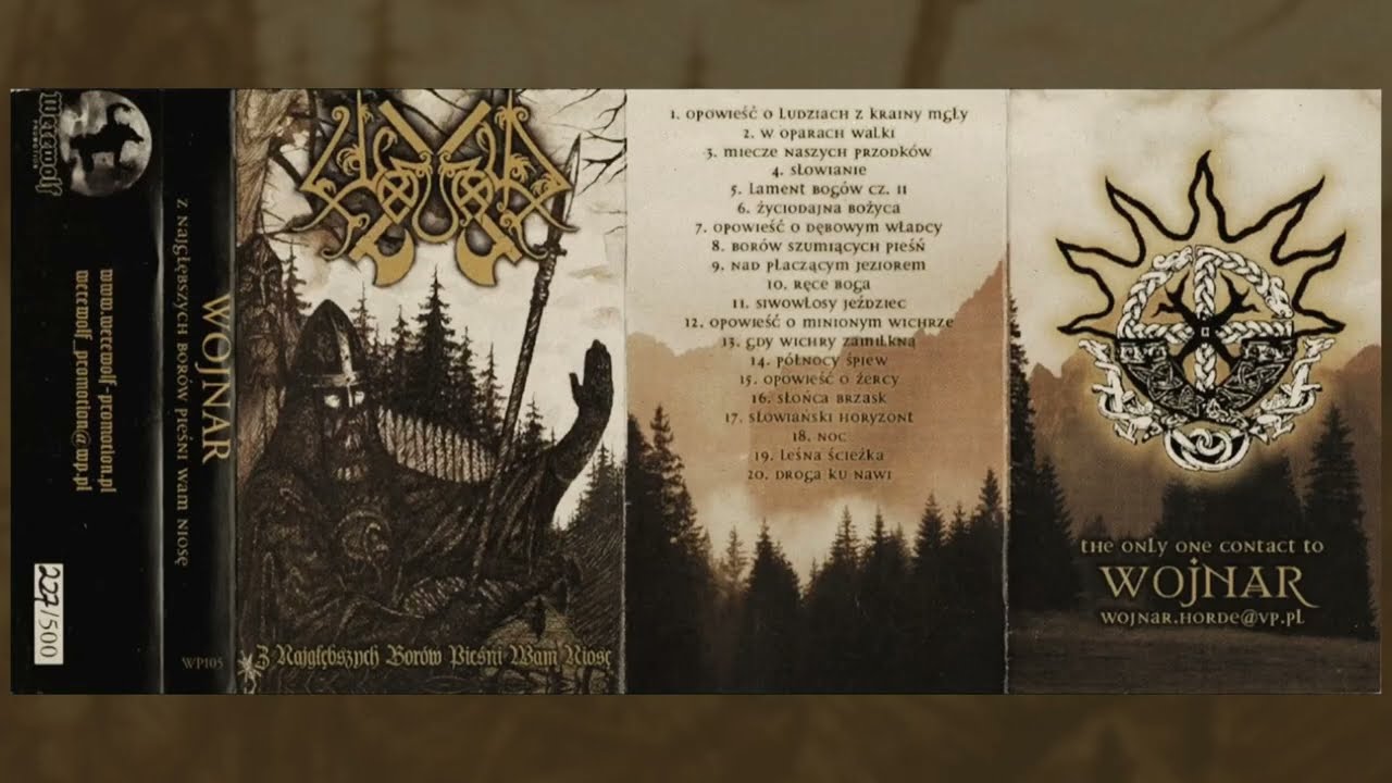 Wojnar - Z Najgłębszych Borów Pieśni Wam Niosę (2006) Dungeon Synth, Pagan Folk Ambient