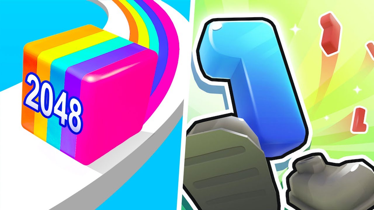 Jelly Run 2048: New Shape vs Crazy Number Run - Max Level Gameplay (Part 2) 123456789
