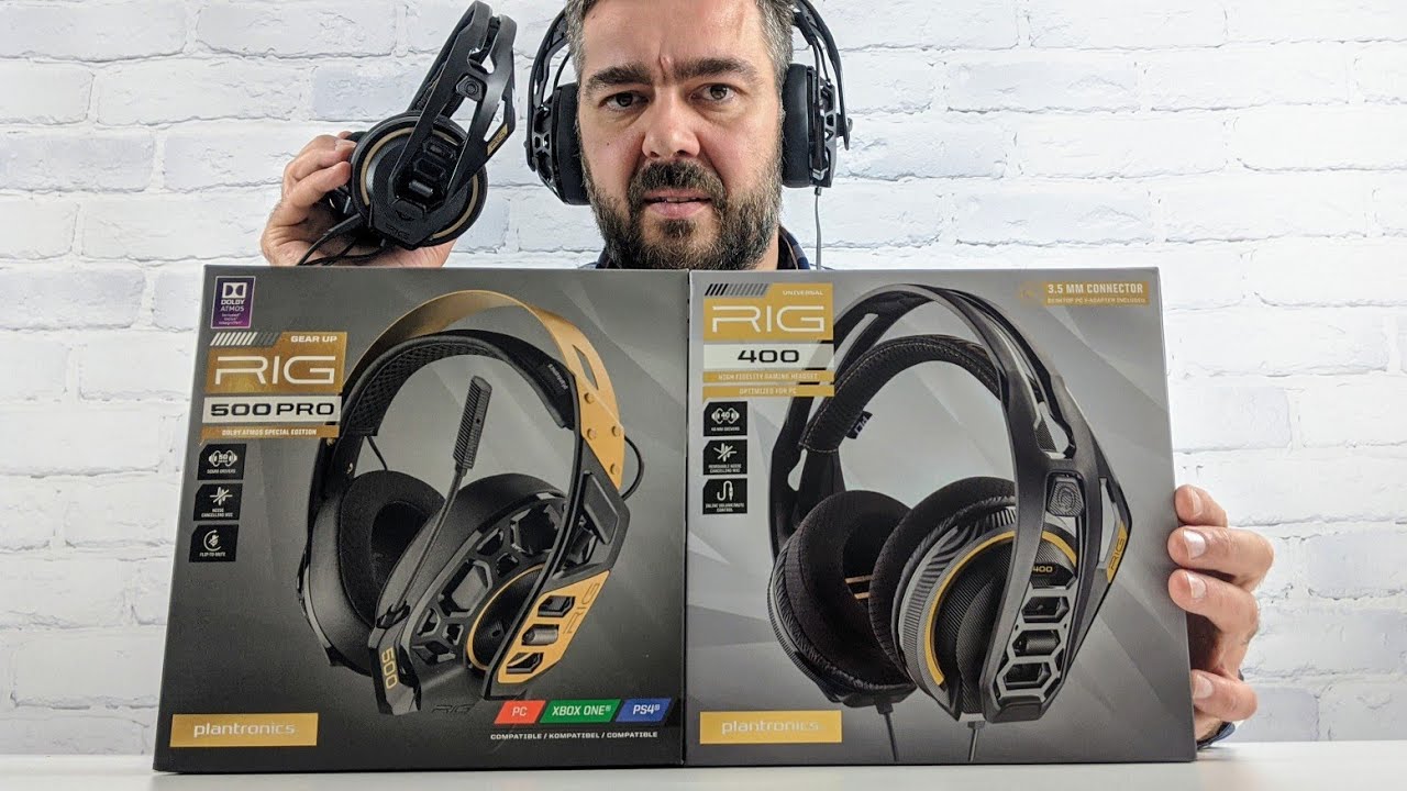 Игровые гарнитуры Plantronics RIG 400 и Plantronics RIG 500 PRO / Арстайл /
