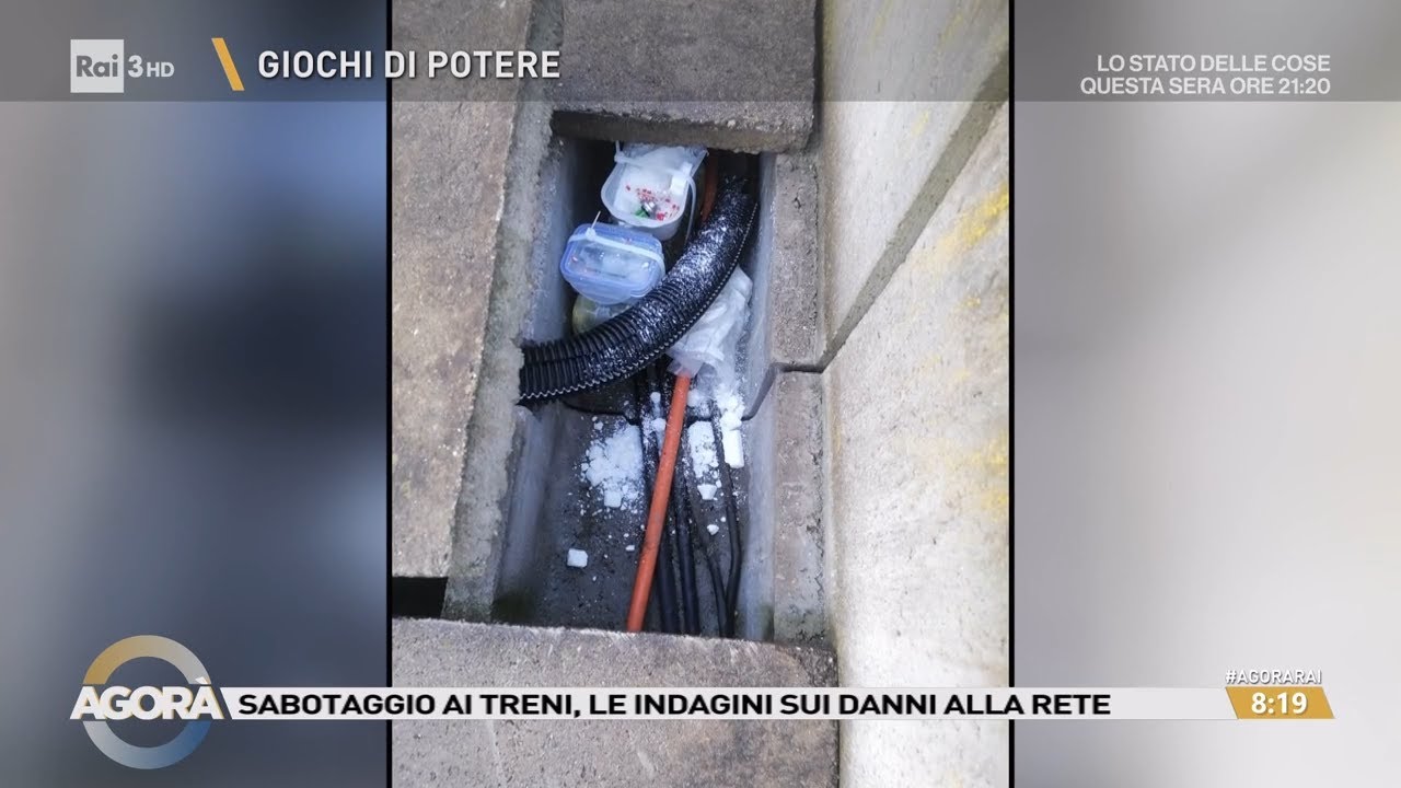 Olimpiadi e sabotaggi ai treni, le indagini sui danni alla rete ferroviaria - Agorà 09/02/2026