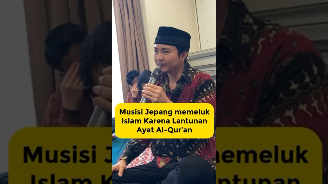 Musisi Jepang memeluk Islam Karena Lantunan Ayat Al-Qur'an #mualaf #jepang #sholawat