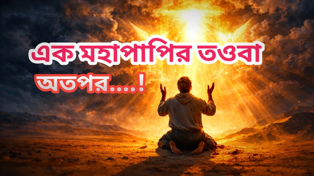 Heart Touching Islamic Story | এক মহা পাপীর তাওবা  #astaghfirullah  #islamicstory