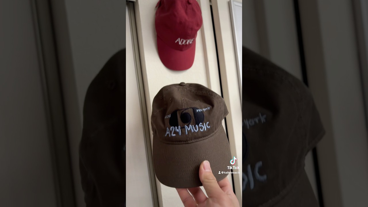 Addding my new @A24 Music Hat to my wall! #a24 #aaa24 #music #hat #collection #shorts #short #fyp