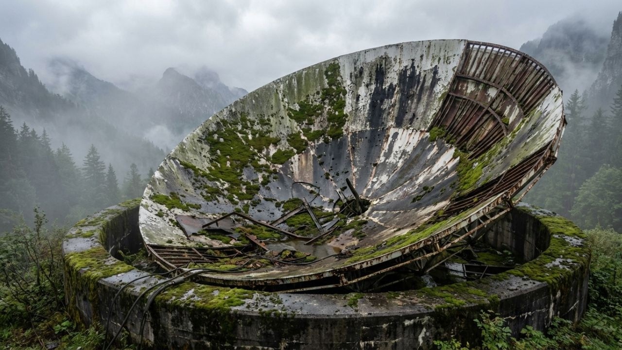 I Turned a Giant Satellite Dish into a Luxury Glamping Dome