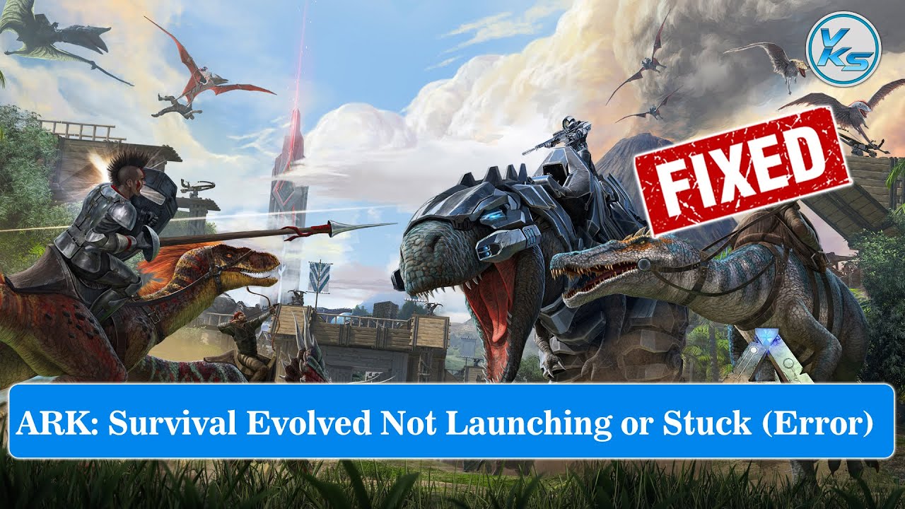 ✅ Fix ARK: Survival Evolved Launching The Game Failed, Black Screen, Not Starting, Stuck & Running