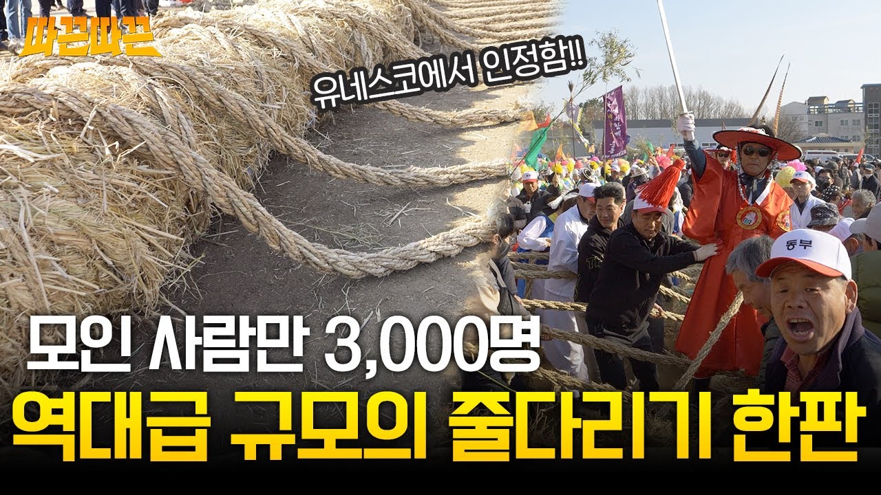 유네스코가 인정한 줄다리기 한판 승부｜MBC경남 230314 방송