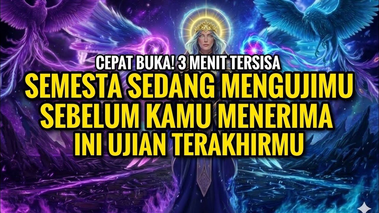 JIWA TERPILIH ✨ KAMU AKAN DIBERI TANGGUNG JAWAB BESAR‼️ SEMESTA AKAN MENGUJIMU SEKARANG