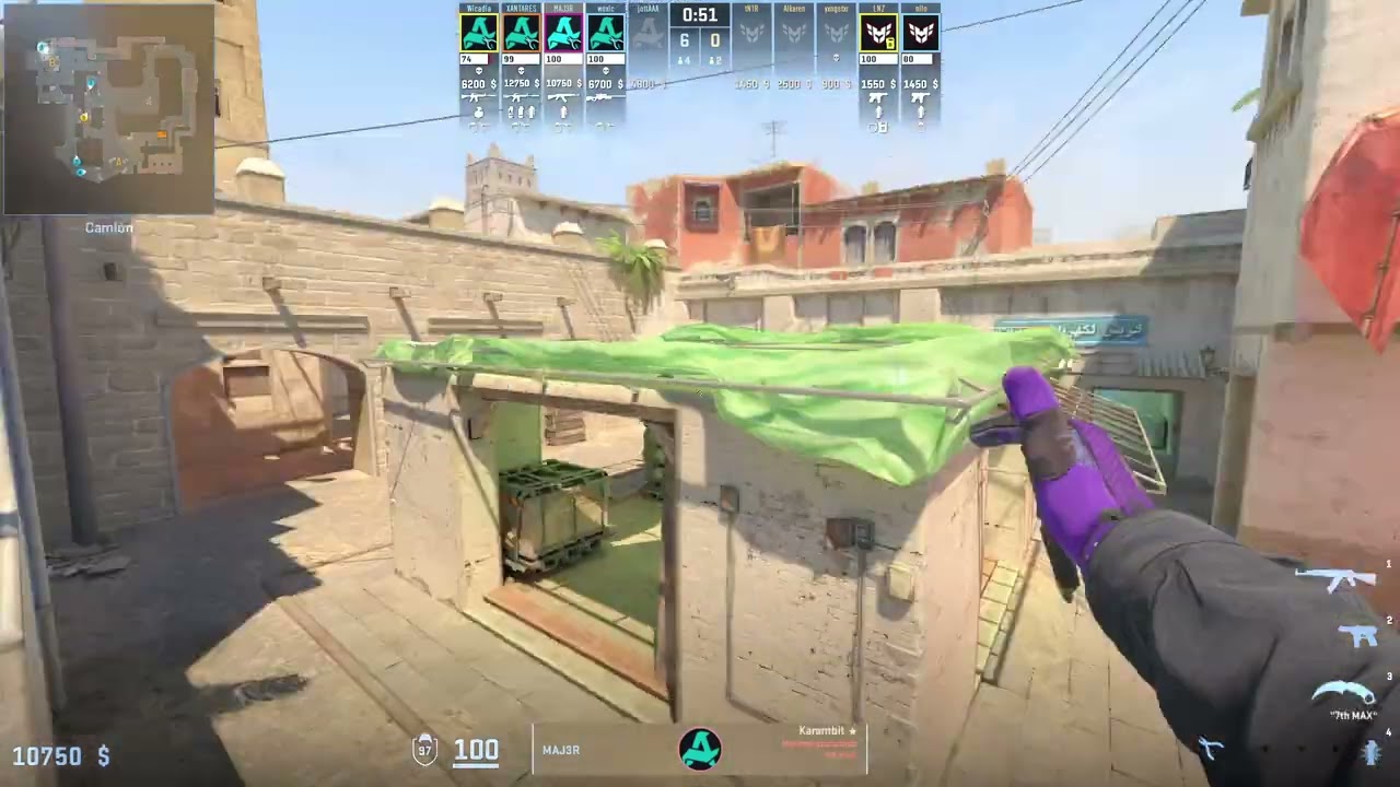 MAJ3R (CT B Short) Mirage vs FaZe | 8-8 | 3.35% @ Esports World Cup 2025