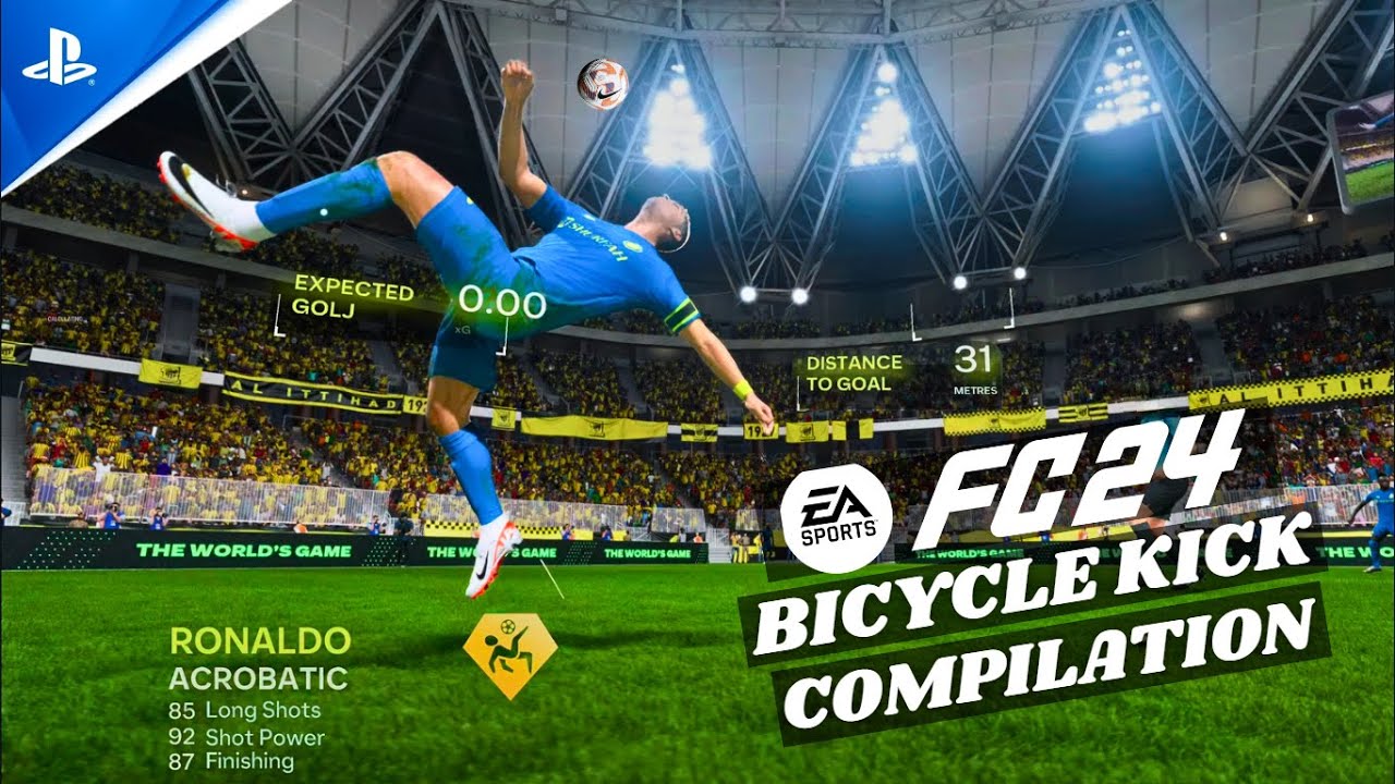 EA FC 24 | Сборник голов, забитых с разбега, №1 | PS5™ [4K60]