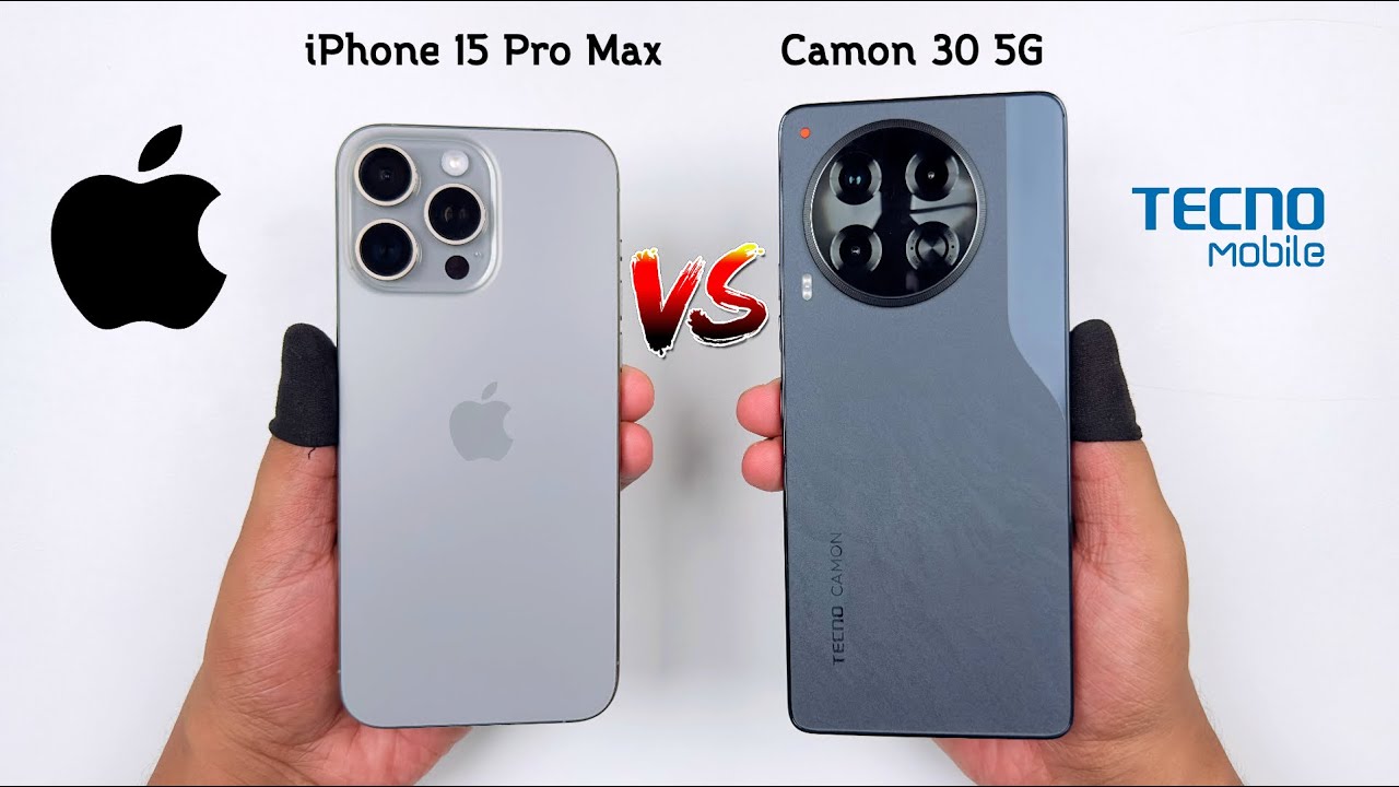 iPhone 15 Pro Max vs Tecno Camon 30 5G | Speed Test