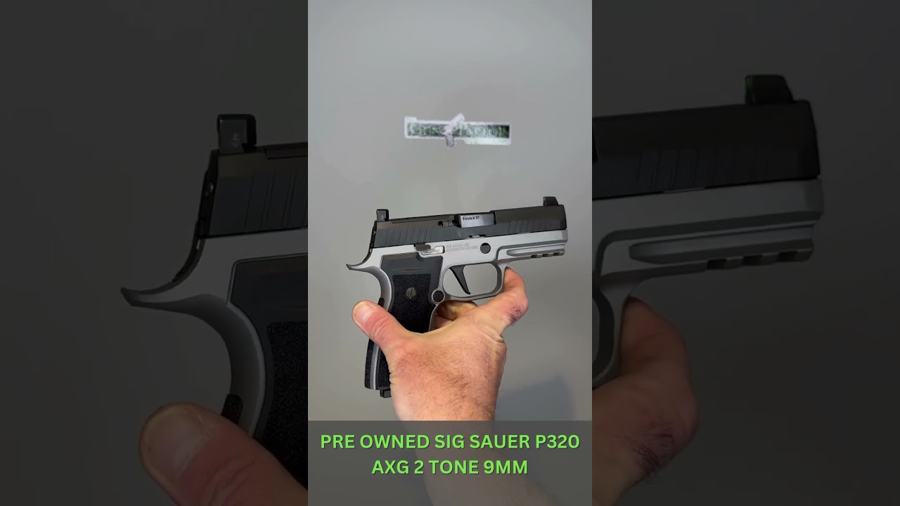 Preowned Sig Sauer P320 AXG Two Tone at The Gun Parlor #sigsauerp320 #gunculture