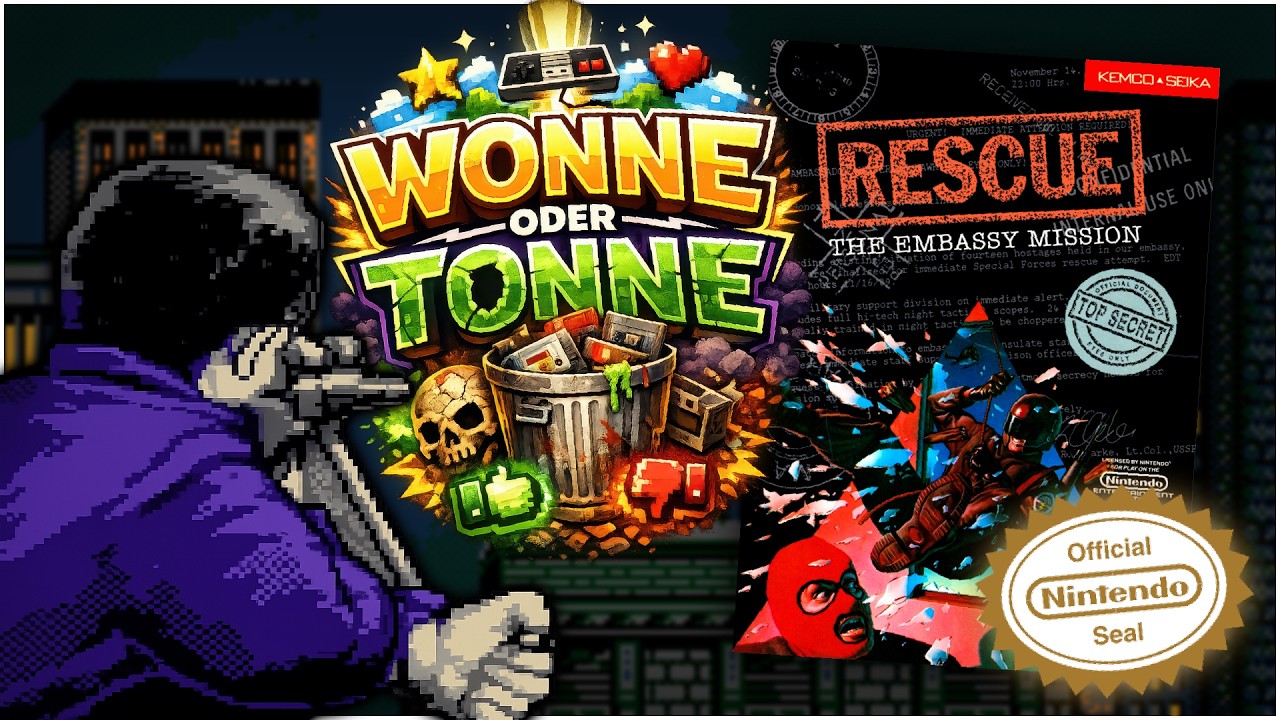 Wonne oder Tonne (#6) | Das FORMAT kehrt ZURÜCK! 🚮 | RESCUE: THE EMBASSY MISSION (NES)