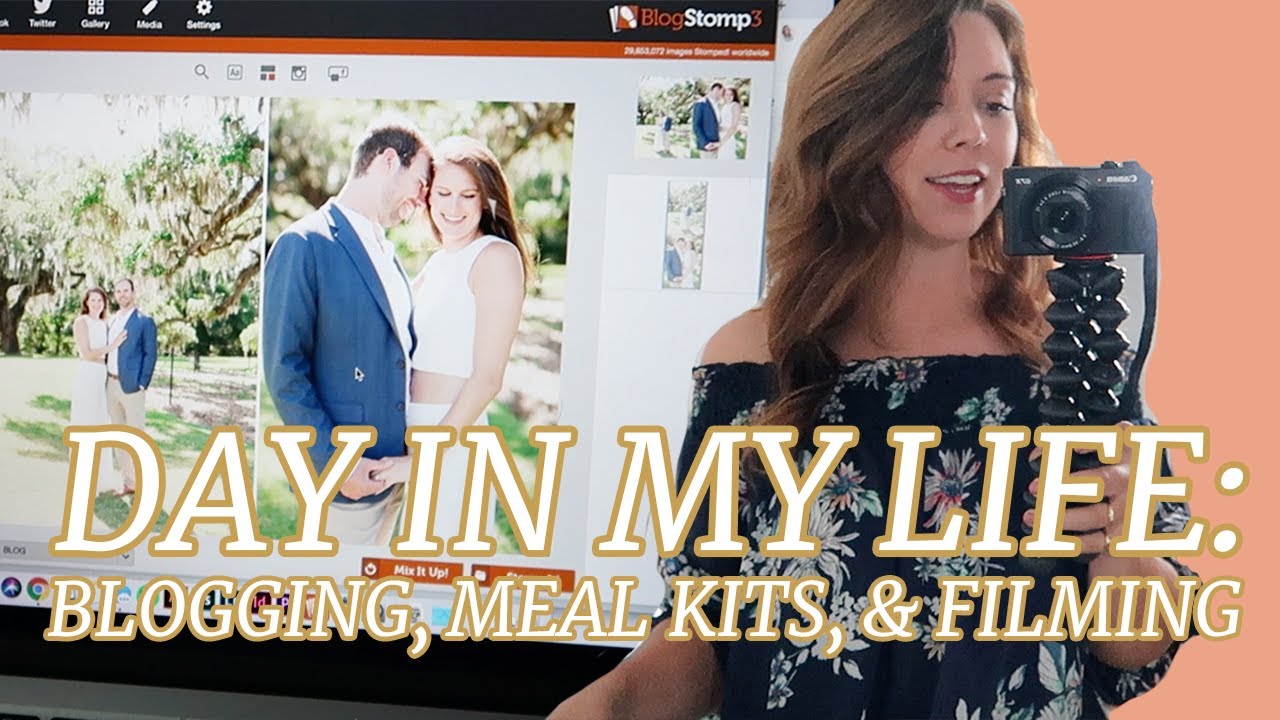 DAY IN MY LIFE: Blogging, Meal Delivery, and Youtube Filming!