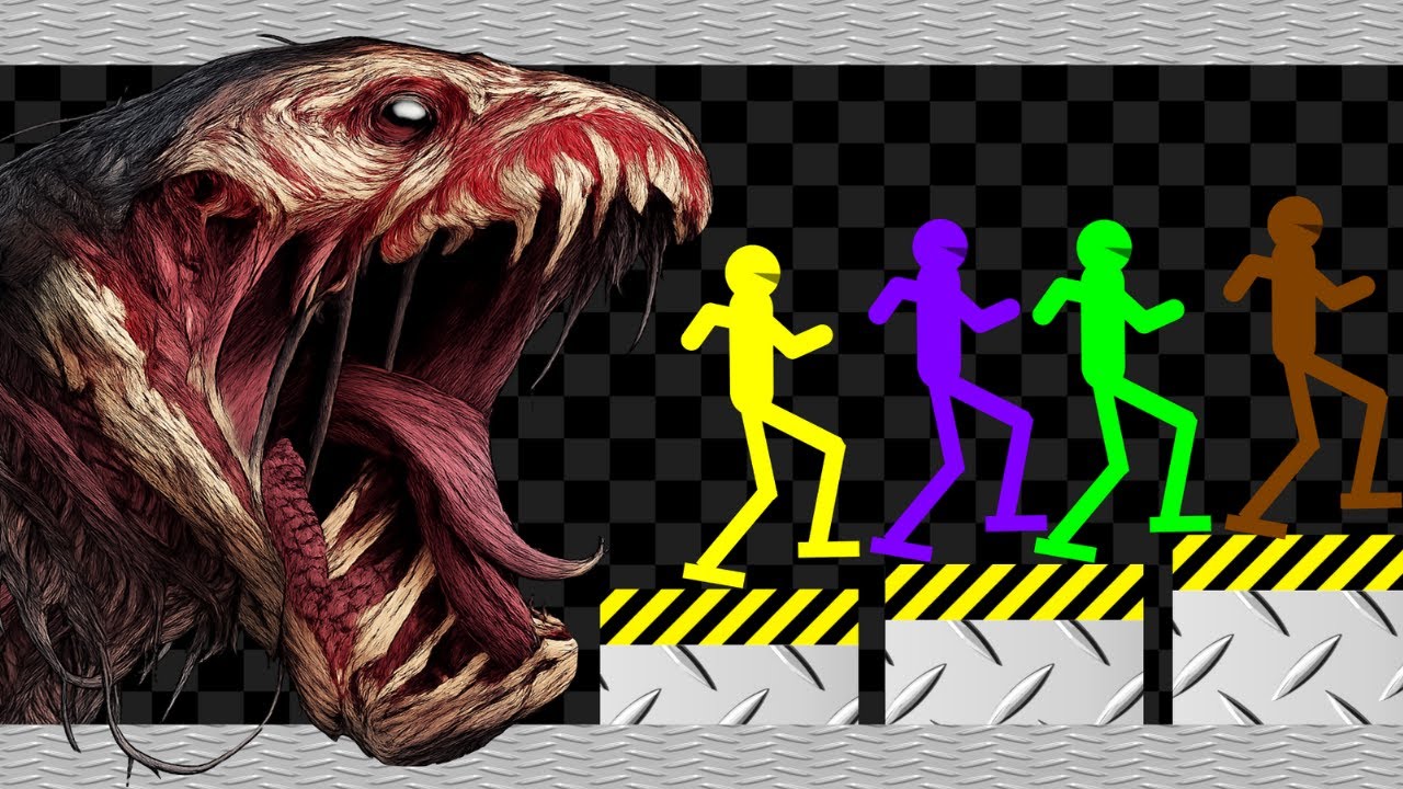 Survival Stickman Race - Escape From Monstrous Creature