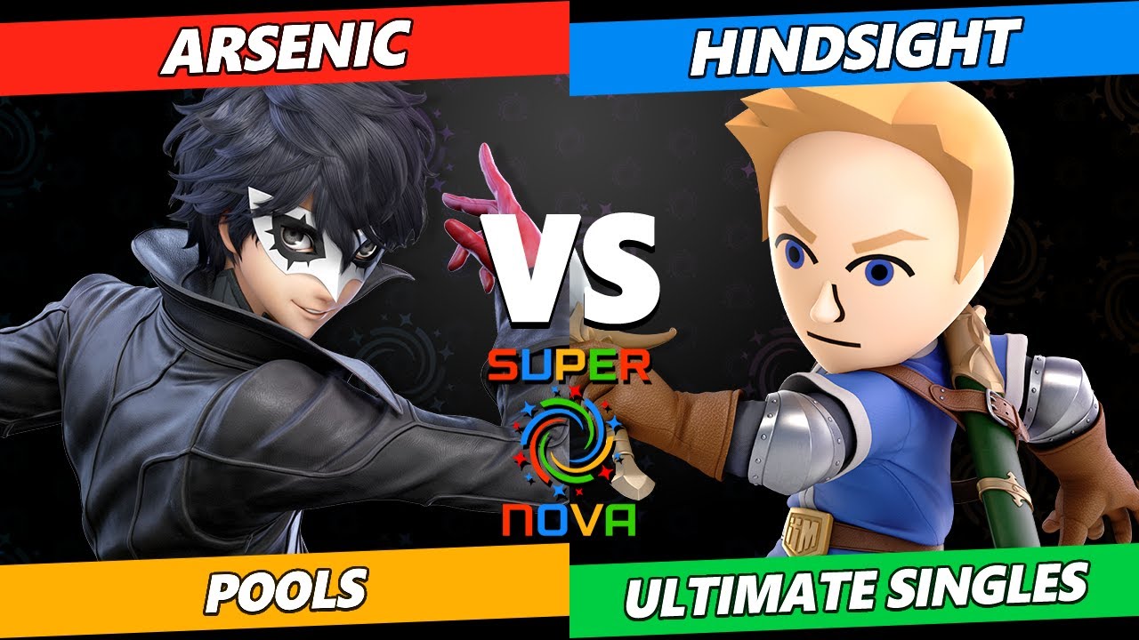 Supernova 2024 - Arsenic (Joker) Vs. Hindsight (Mii Swordfighter) Smash Ultimate Tournament