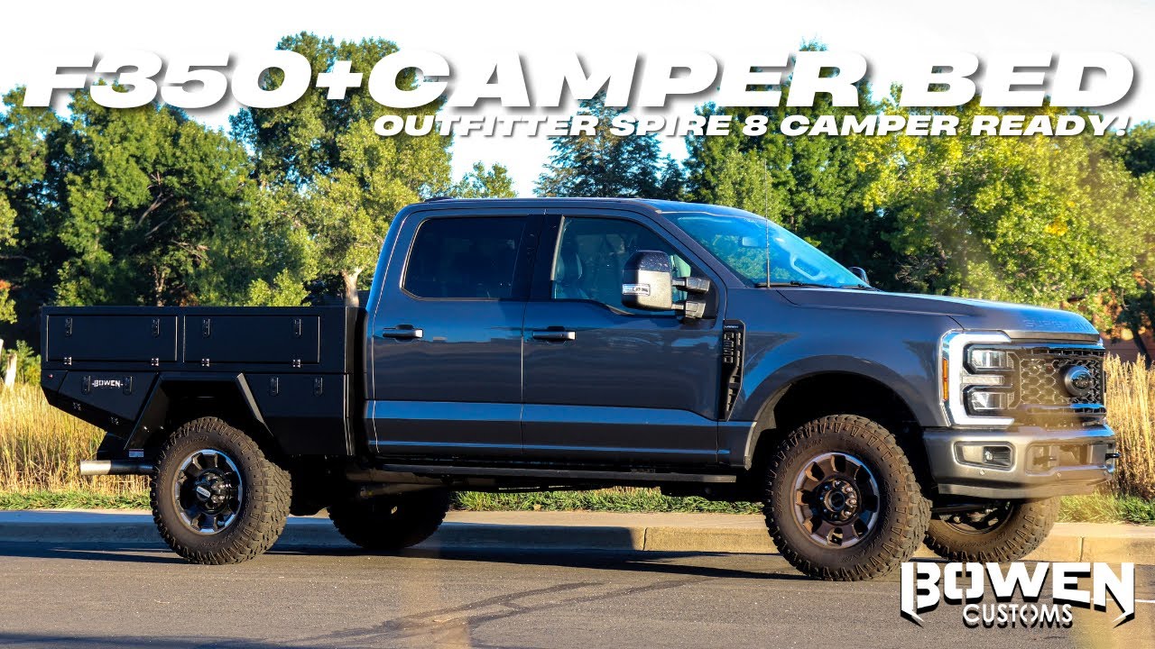 Ford F-350 2025 года | Кузовная кровать Bowen Customs для кемпера Outfitter Spire 8