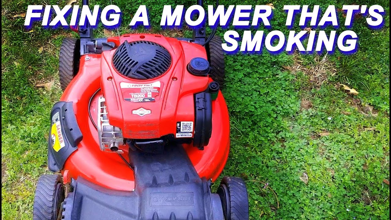 Fixing A Troy-Bilt Mower That's Smokes