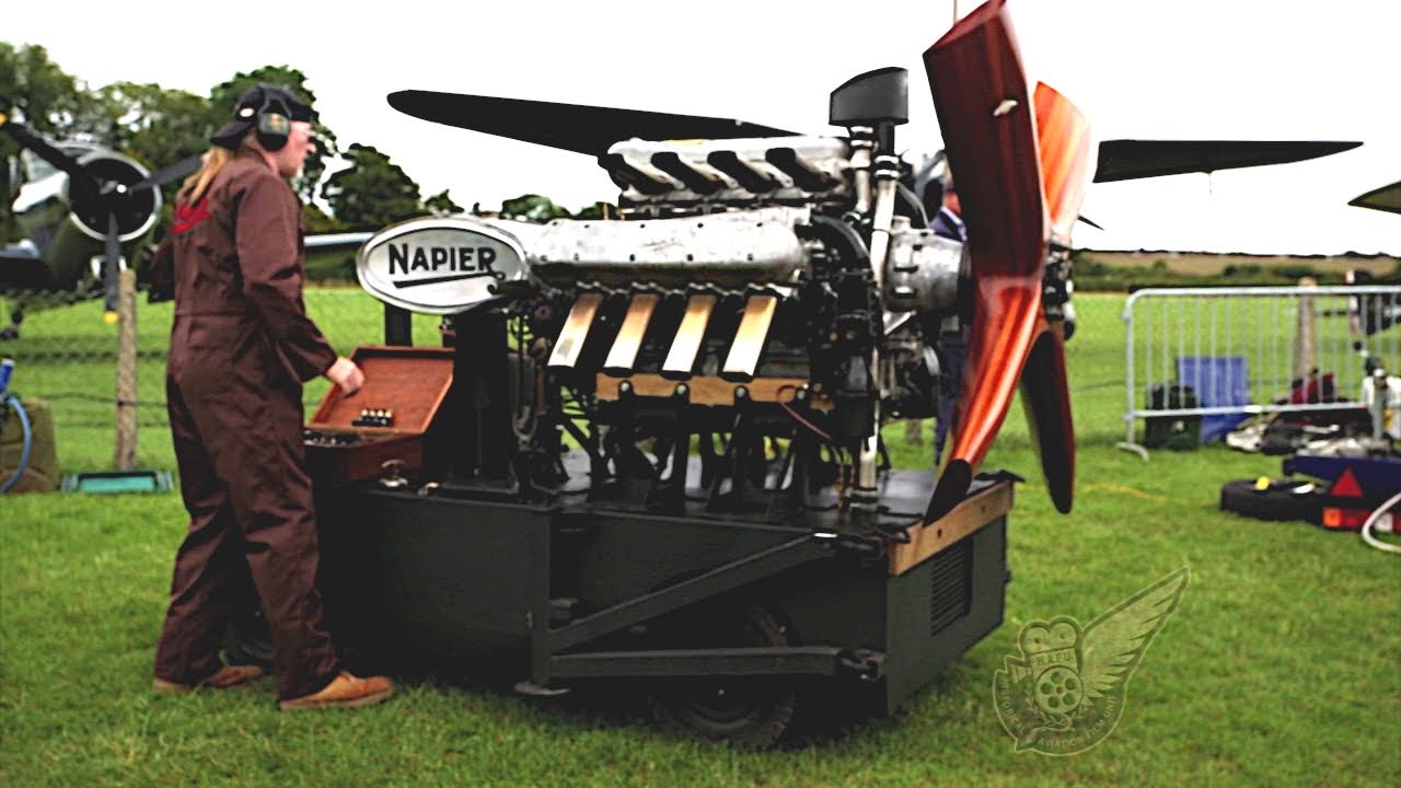 Engine: Napier Lion 12-cylinder broad arrow