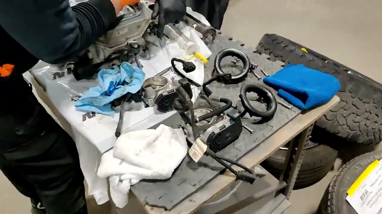 How to Rebuild the INTAKE MANIFOLD on the M156 W204 C63 AMG w/ RMT Plate!
