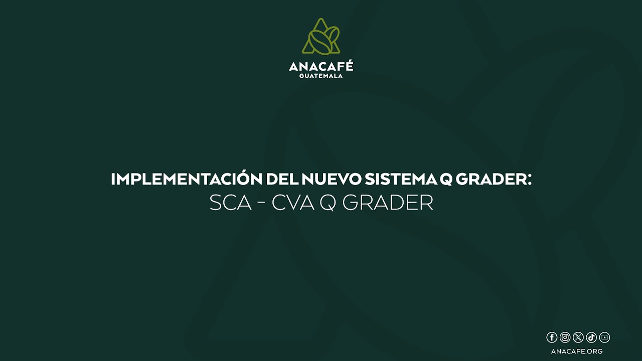 Seminario web | Implementación del nuevo sistema Q Grader: SCA - CVA Q Grader