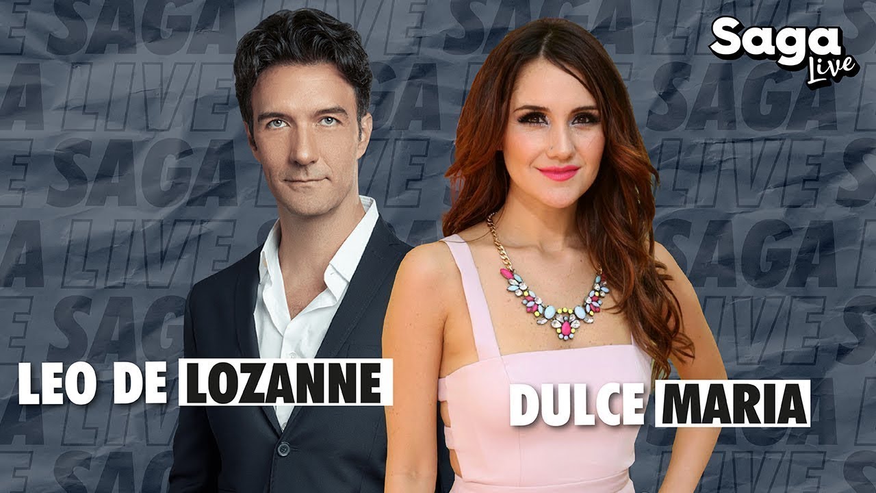 Dulce María y Leo de Lozanne con Adela Micha | #SagaLive
