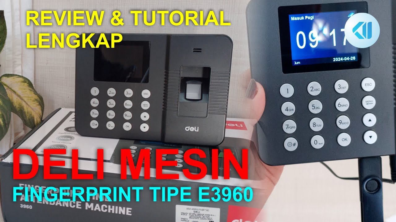 REVIEW & TUTORIAL - DELI MESINFINGERPRINT TIPE E3960