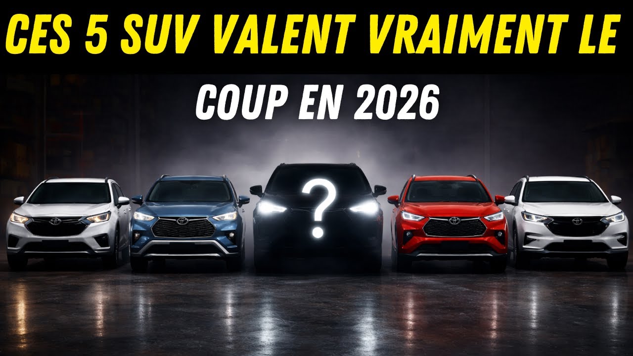 Ces 5 SUV valent vraiment le coup en 2026
