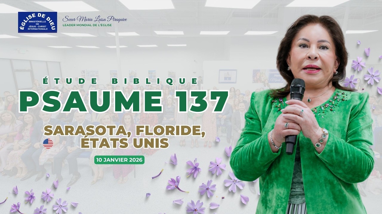 Étude Biblique : Psaume 137 - Sarasota - Floride, USA - Sœur Maria Luisa Piraquive