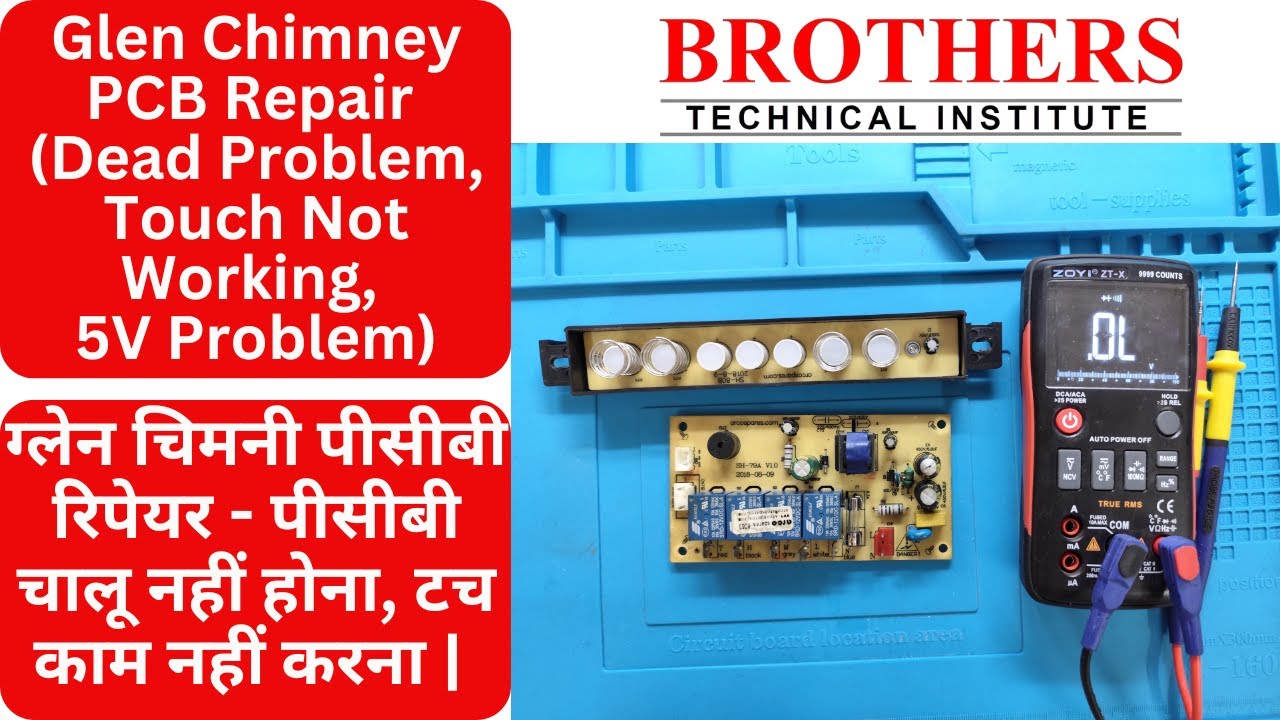 Glen Chimney PCB Repair | Problem - Dead, Touch Not Working 