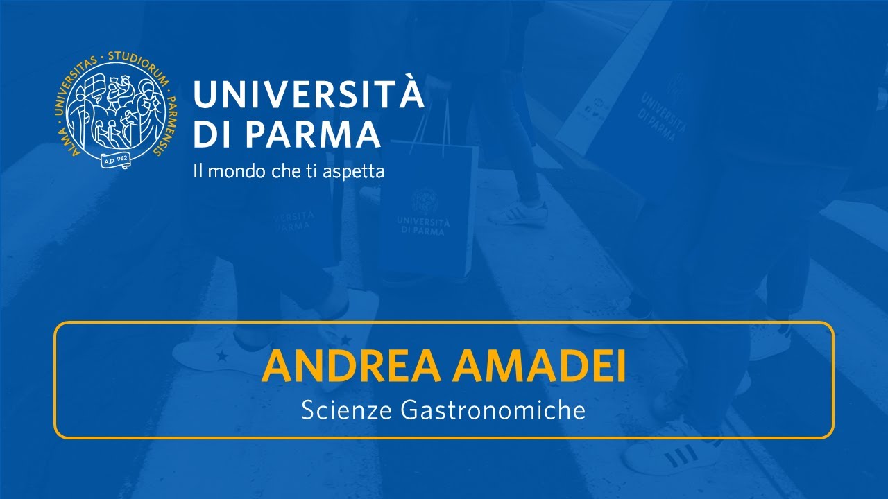 Ho studiato Scienze Gastronomiche all’Università di Parma – Andrea Amadei