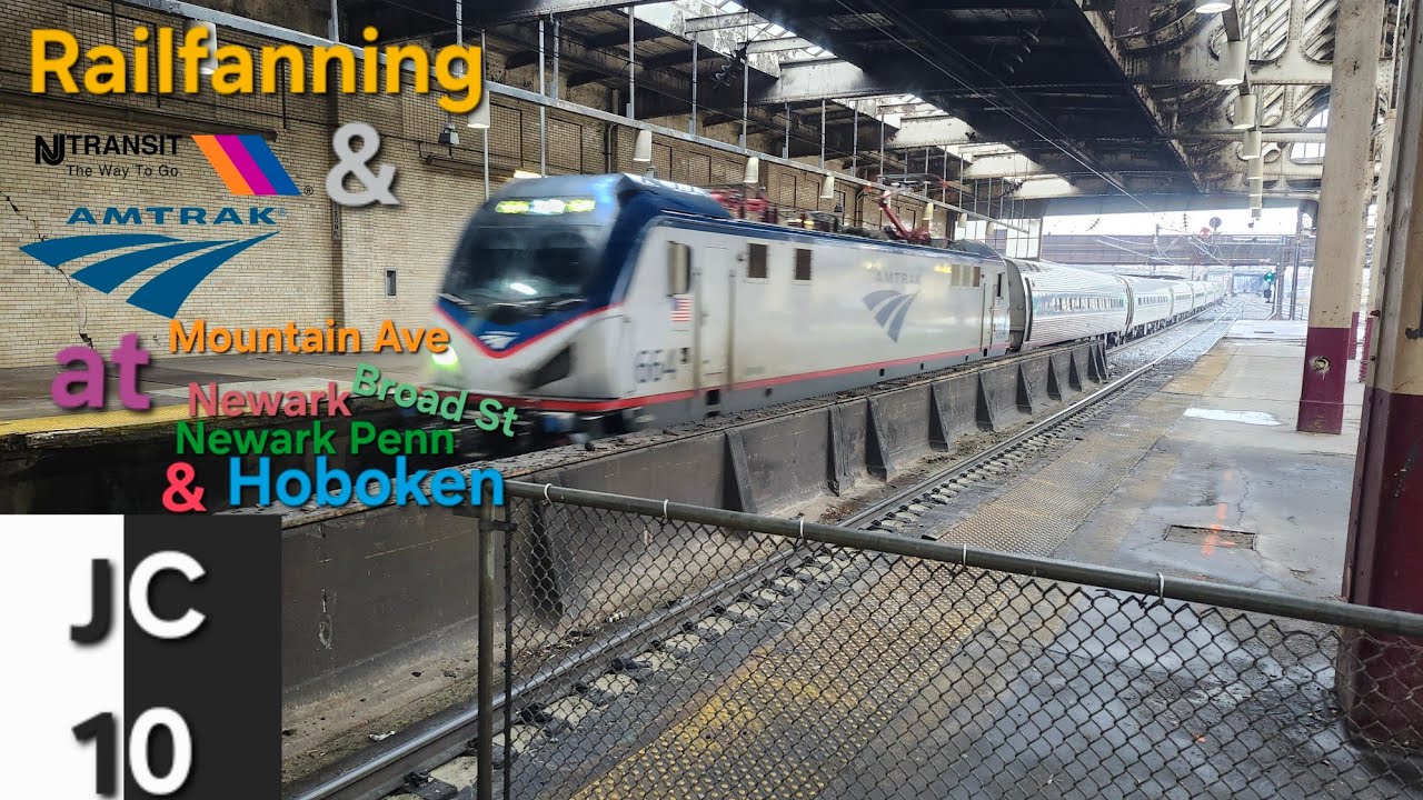 Railfanning The early Morning rush at Mountain ave, newark broad st, newark penn& Hoboken
