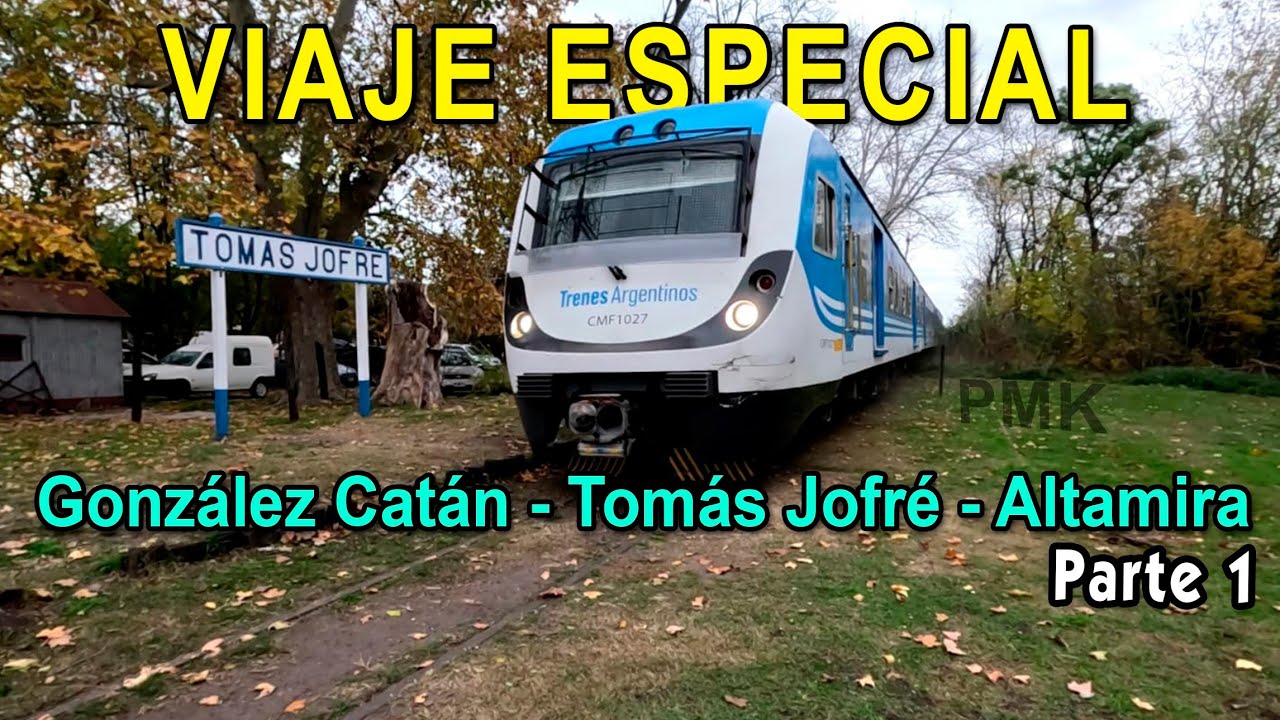 LINEA BELGRANO SUR TREN TURISTICO VIAJE EXCEPCIONAL CON PASAJEROS GONZALEZ CATAN ALTAMIRA PARTE 1