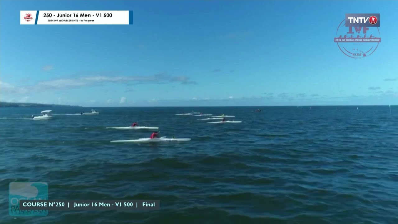 Course n°250 - JUNIOR 16 MEN - V1 500m Final - 2024 IVF WORLD SPRINT CHAMPIONSHIP