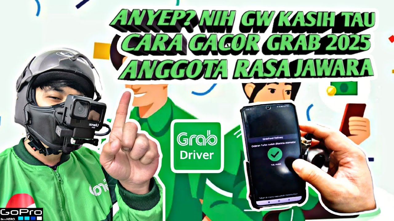 TIPS CARA GACOR AKUN GRAB TERBARU 2025 GAK PERLU RIBET BIAR BANYAK ORDERAN MASUK GRAB ||  ONBID BDG