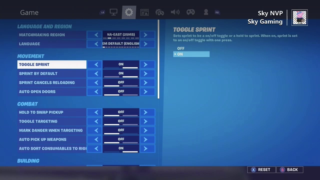 Physics Nico&rsquo;s settings