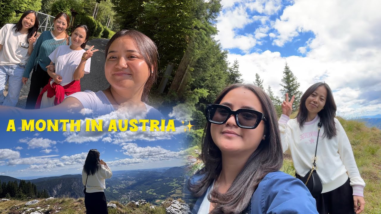 A MONTH IN AUSTRIA ✨ || ATE CHINESE FOOD 🍲 || || SHORT HIKE 🚶‍♀️|| NATURE 🍀|| ~DRY PICNIC 🧺~