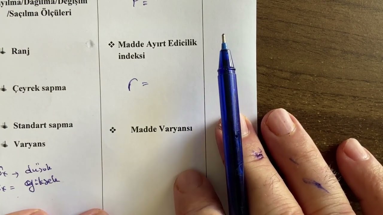 GENEL TEKRAR: ÖLÇME- 8:  15 dakikada Tüm İstatistik