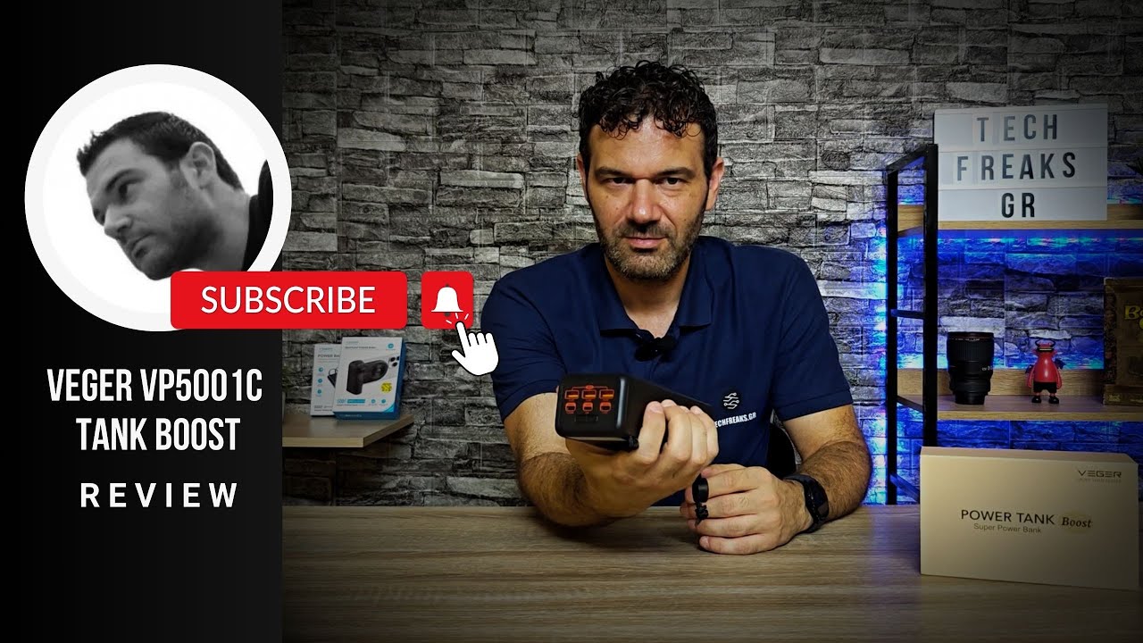 Veger VP5001C Tank Boost Power Bank 56000mAh: Όλη η ενέργεια που χρειάζεσαι.