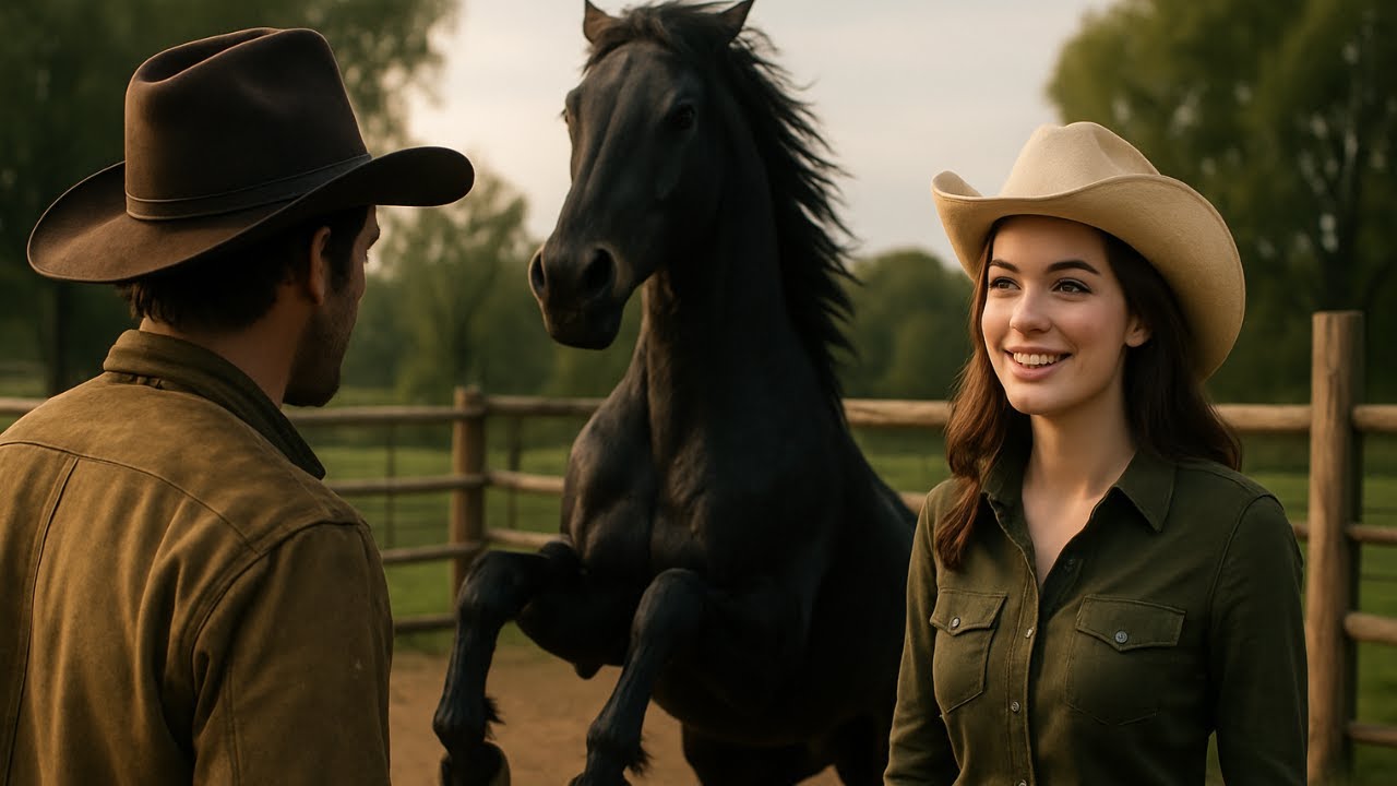 Se você domar esse cavalo, eu me caso com você” — Ela riu… mas o Cowboy fez o impensável