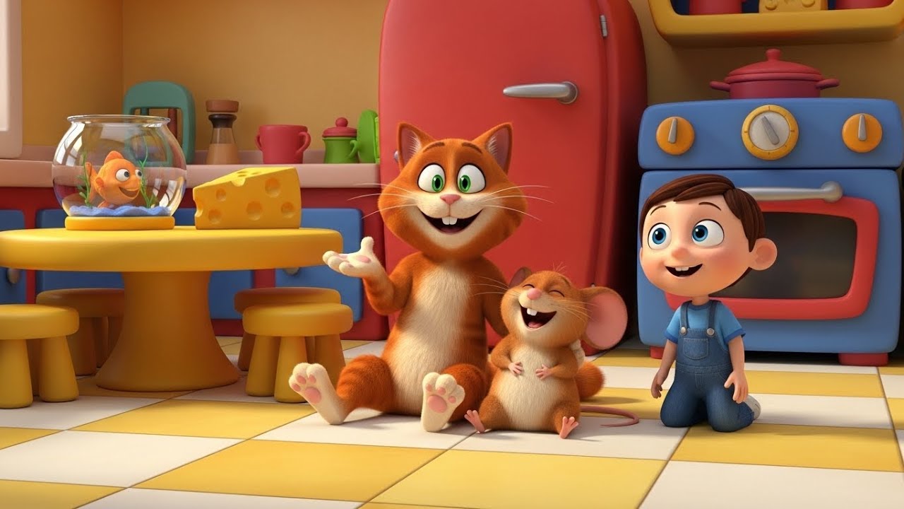 Tom y Jerry Se Quedaron Atrapados en la Despensa 🧀🐱🐭 | Canciones Infantiles y Rimas para Niños
