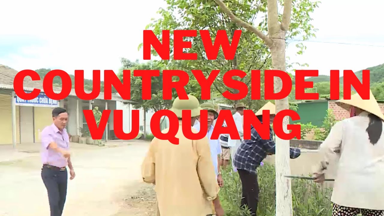 The role officials in building new countryside in Vu Quang, building rural commercial infrastructure