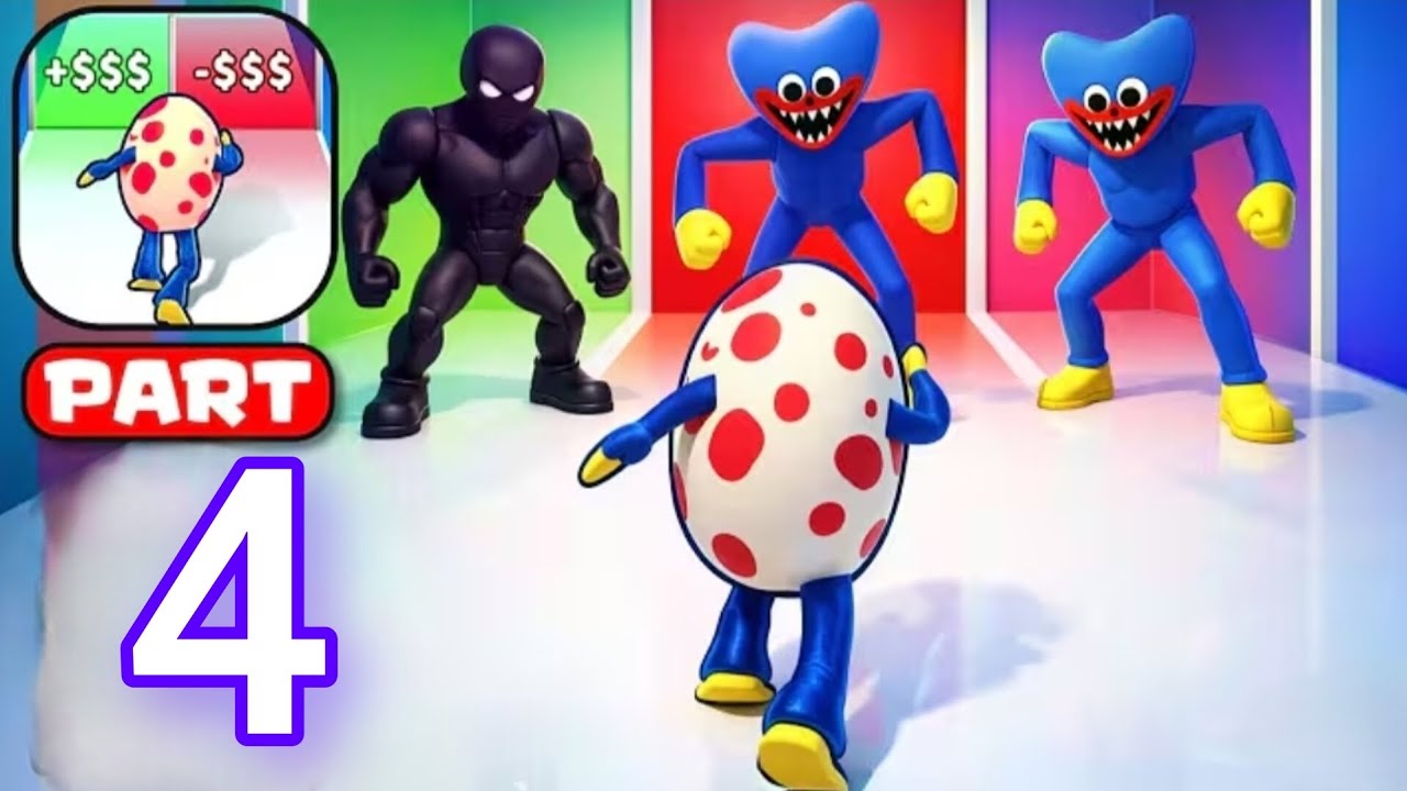 Monster Egg Gameplay Walkthrough Levels 4 Hatch, Grow & Defeat Enemies (Android,iOS)