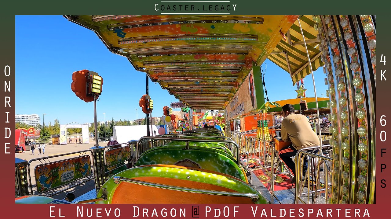 POV • El Nuevo Dragon Elliot @ Parque de Ocio Familiar Valdespartera 2021 • Back Row | 4K @60fps