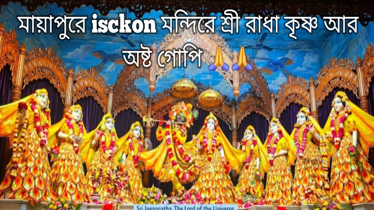 মায়াপুরের isckon মন্দির টা ঘুরলাম,খুব খুব সুন্দর জায়গা টা 🥰🥰🥰🥰🥰